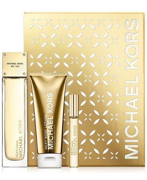 michael kors amber perfume gift set|More.